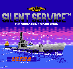 Silent Service (USA) Title Screen